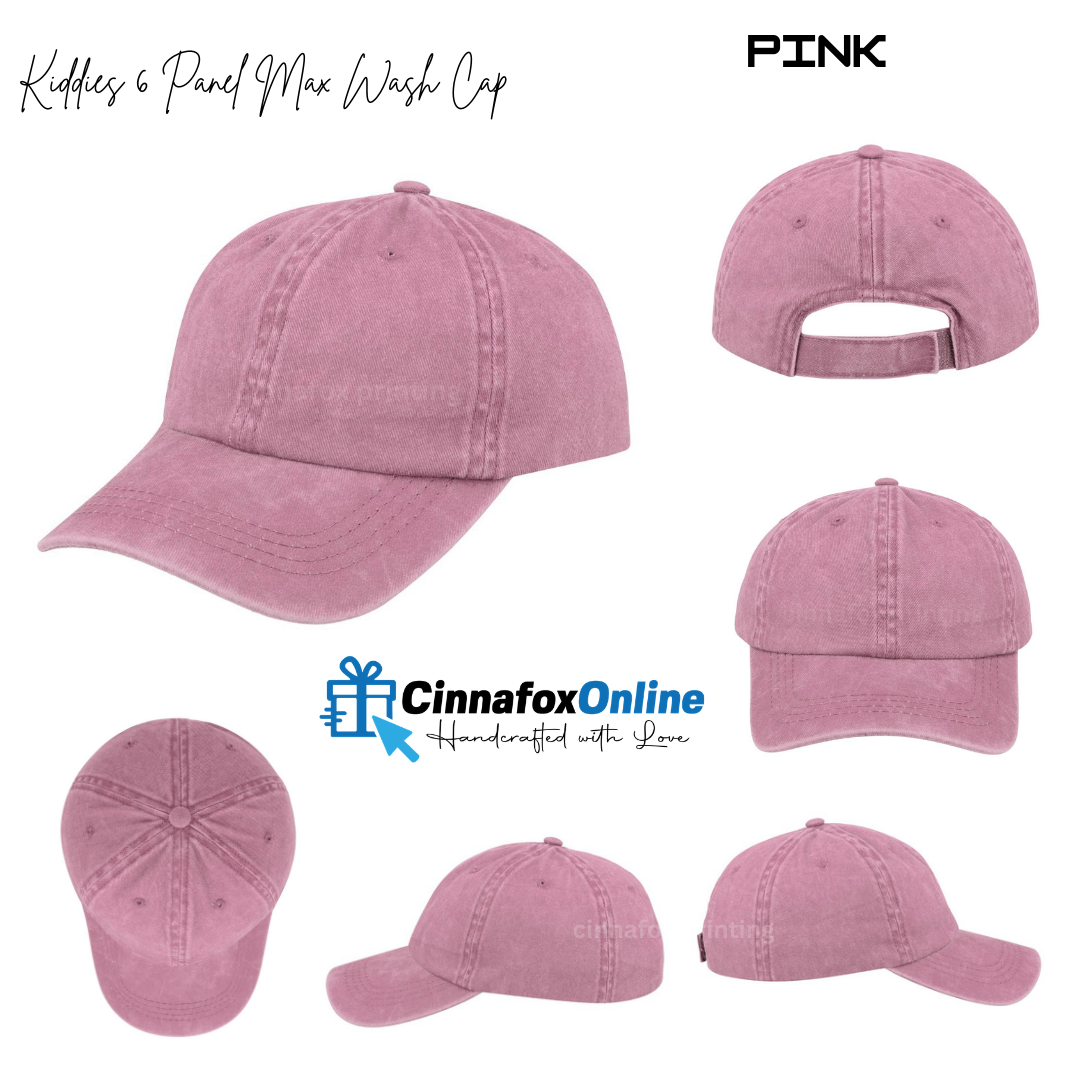 Kiddies Max Wash 6 Panel Cap