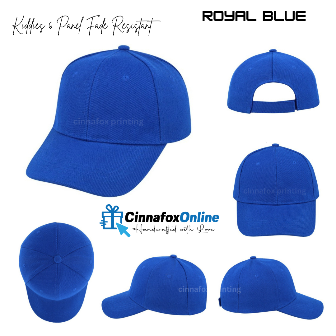 Kiddies Fade Resistant 6 Panel Cap