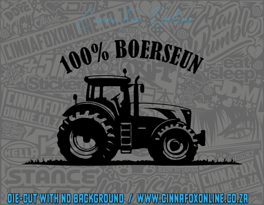 100% Boerseun Decal