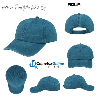 Kiddies Max Wash 6 Panel Cap