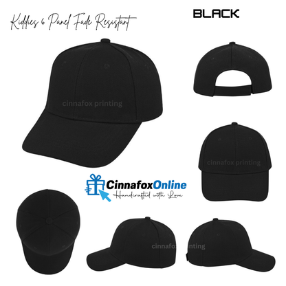 Kiddies Fade Resistant 6 Panel Cap