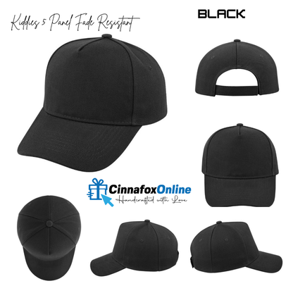 Kiddies 5 Panel Fade Resistant Cap