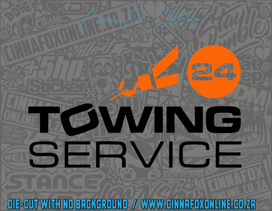 24 Towing Service Decal