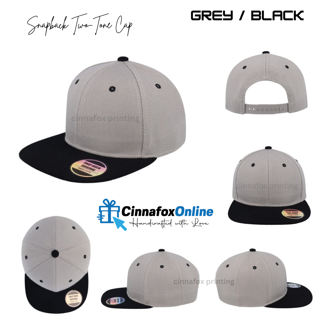 Snapback Two-Tone Cap