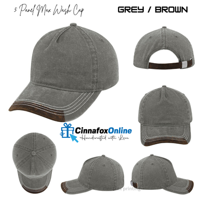 5 Panel Max Wash Cap