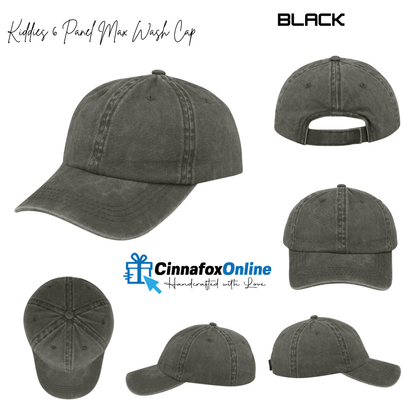 Kiddies Max Wash 6 Panel Cap