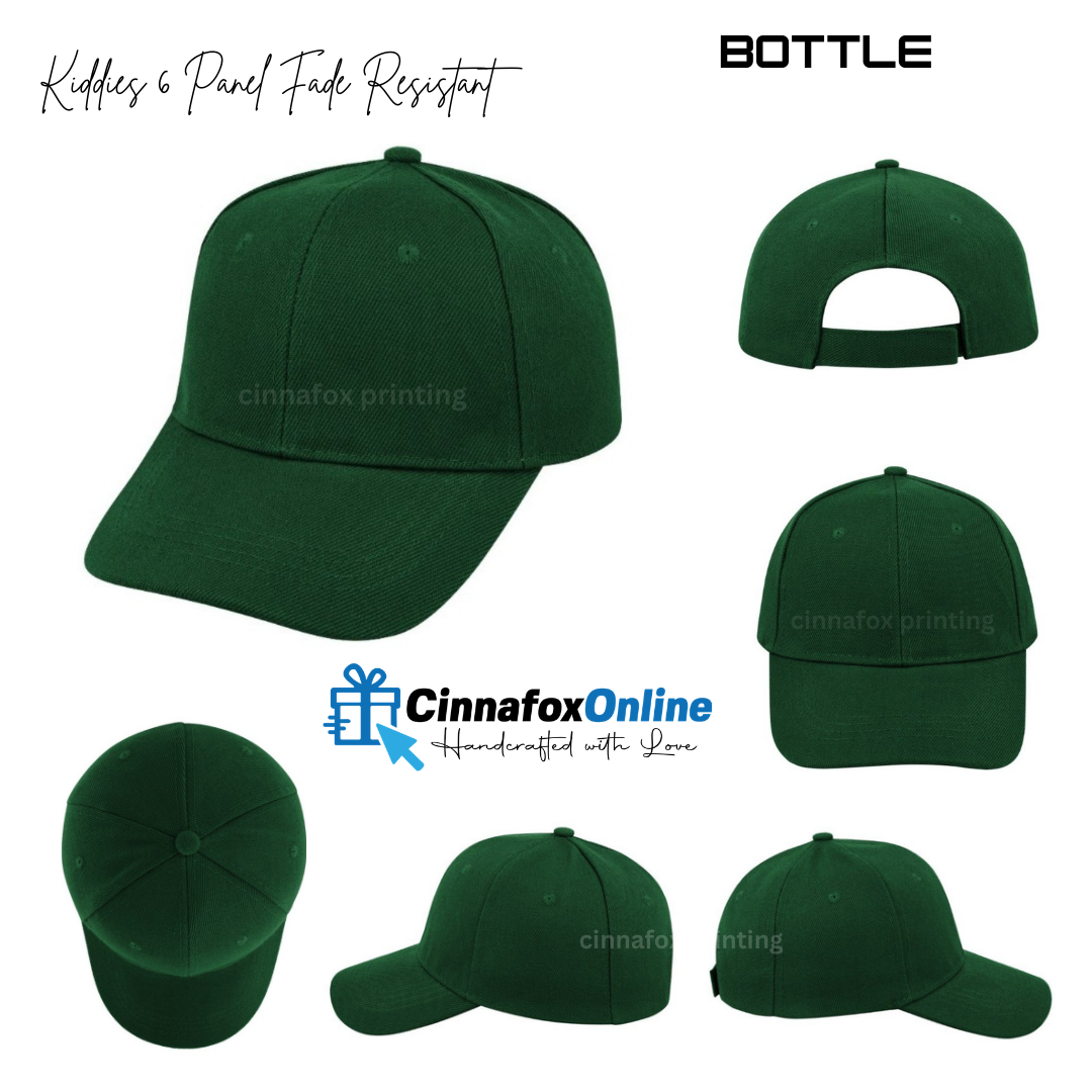 Kiddies Fade Resistant 6 Panel Cap