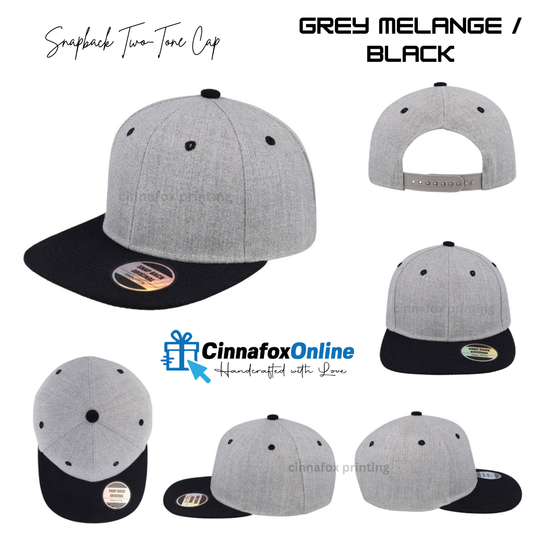 Snapback Two-Tone Cap