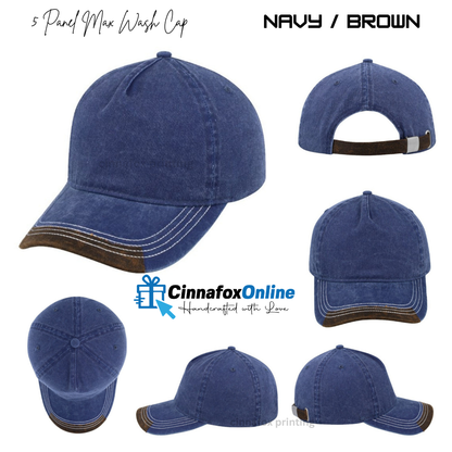 5 Panel Max Wash Cap
