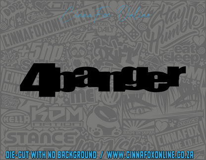4Banger Decal