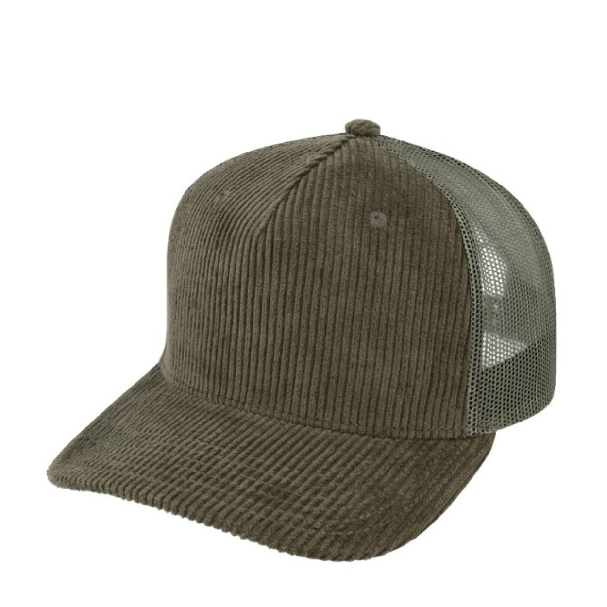 5 Panel Corduroy Trucker Cap