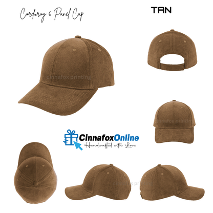 Corduroy 6 Panel Cap