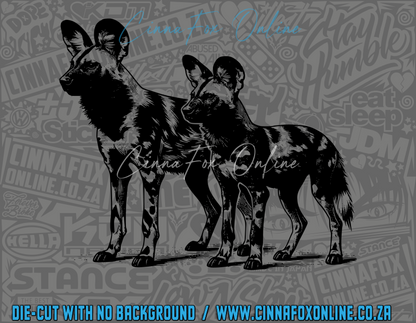 African Wild Dog 02 Decal