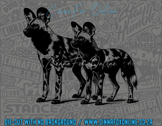 African Wild Dog 02 Decal