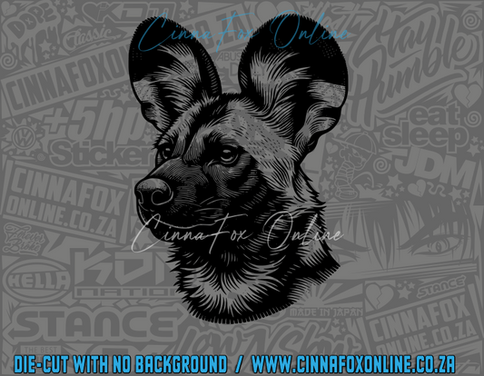 African Wild Dog 03 Decal