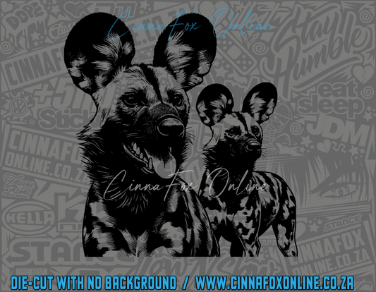 African Wild Dog 05 Decal