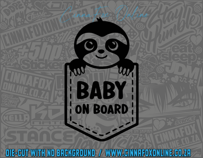 Baby On Board Pocket Boy Decal