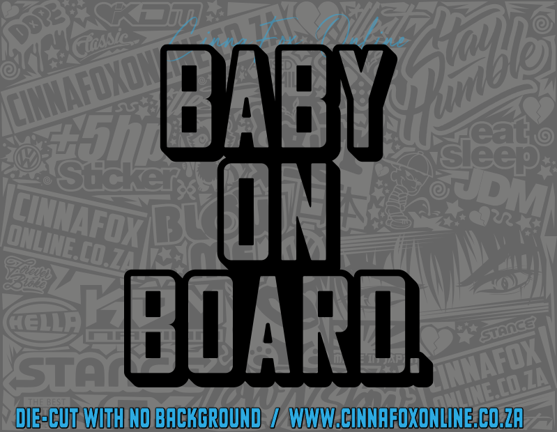Baby On Board Decal