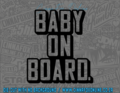 Baby On Board Decal