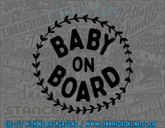 Baby On Board Decal