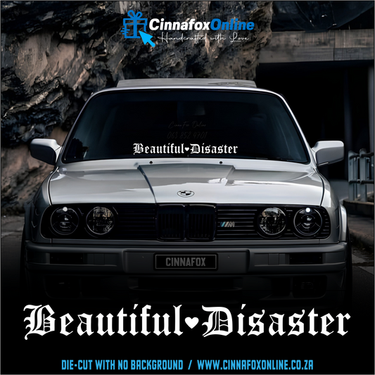 Beautiful Disaster Decal