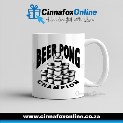Beer Pong Champion Mug