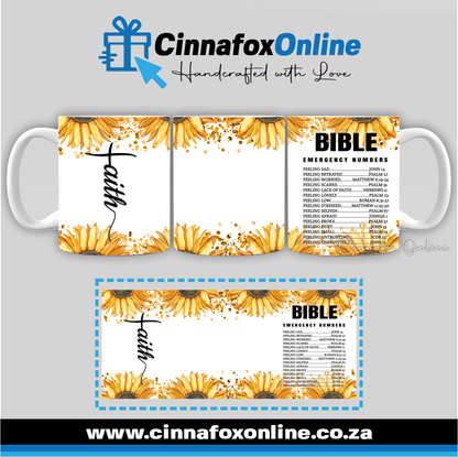Bible Emergency Numbers Mug