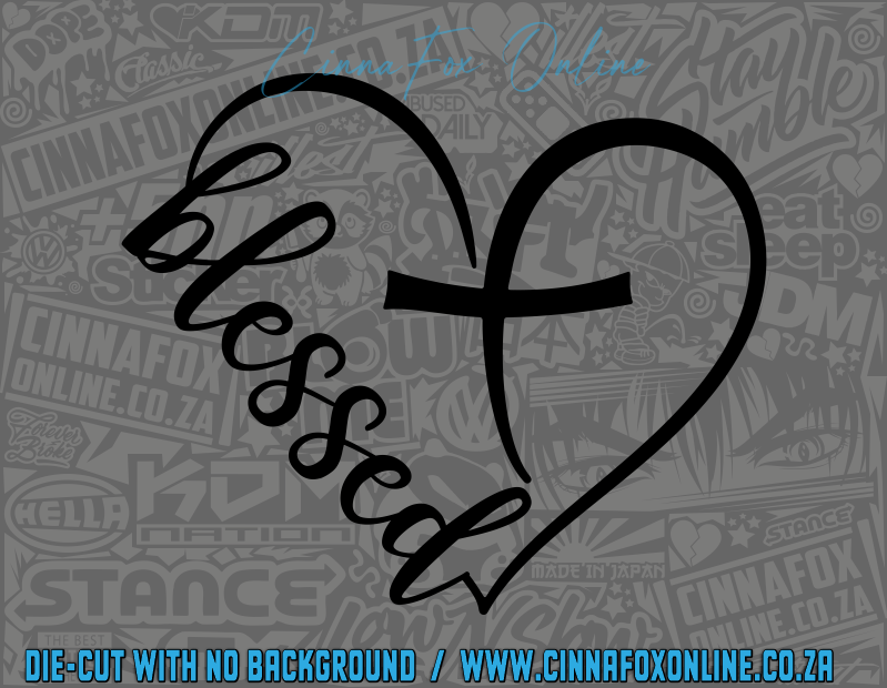 Blessed Heart Decal