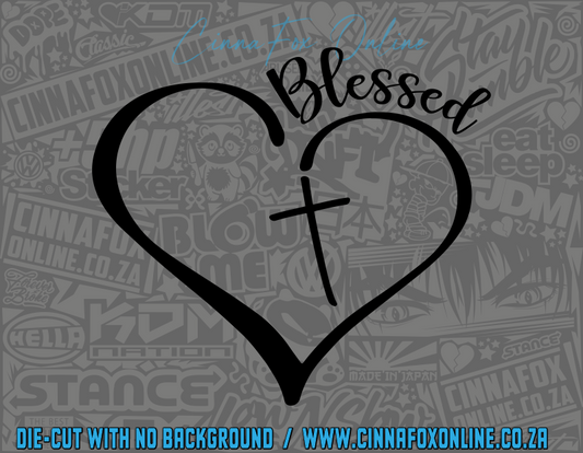 Blessed Heart 02 Decal
