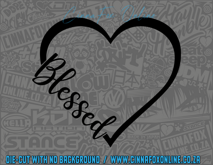 Blessed Heart 03 Decal