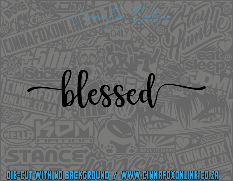 Blessed 07 Decal
