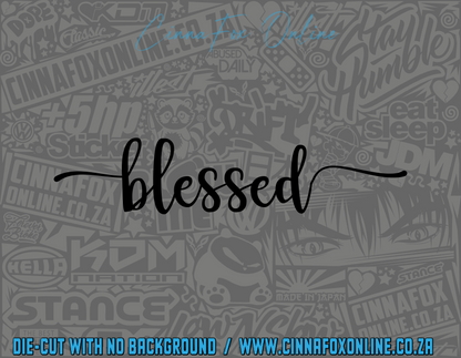 Blessed 07 Decal