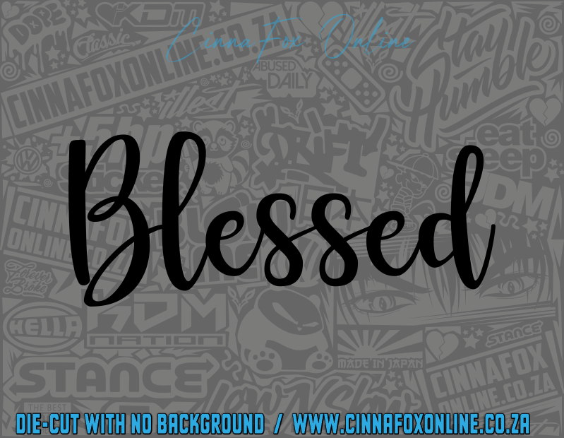 Blessed 08 Decal