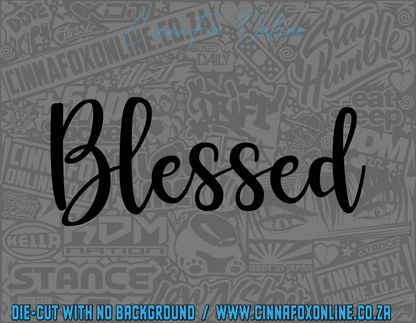 Blessed 08 Decal