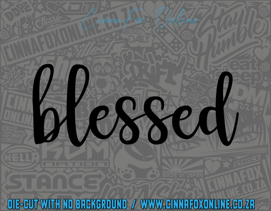 Blessed 09 Decal
