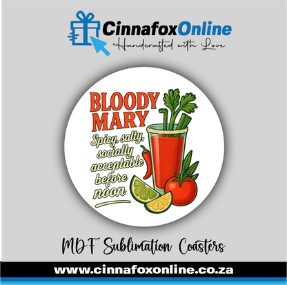 Bloody Mary Round Coaster