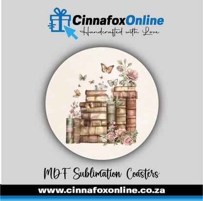 Books 01 Round Coaster