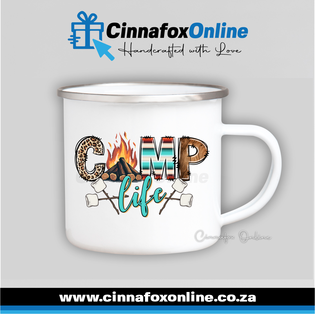 Camp Life 02 Metal Mug