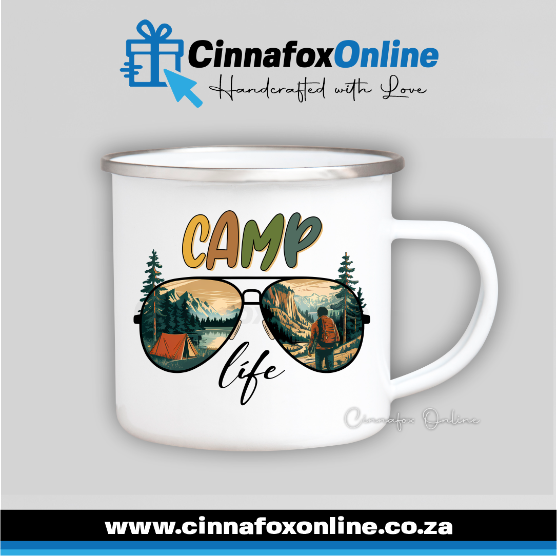 Camp Life Metal Mug