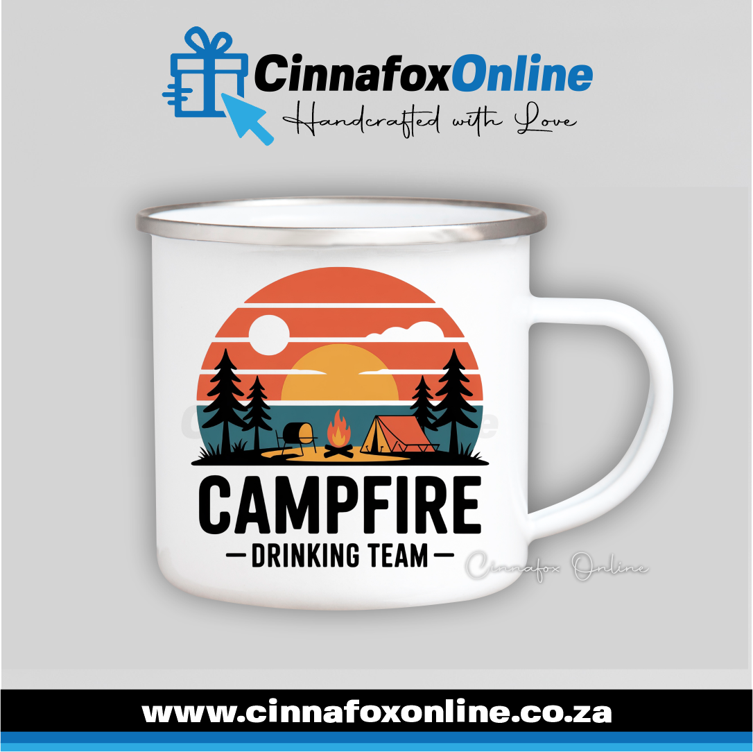Campfire Drinking Team Metal Mug