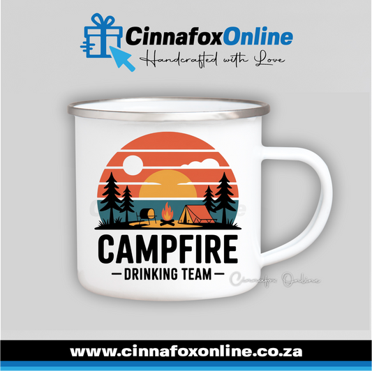 Campfire Drinking Team Metal Mug