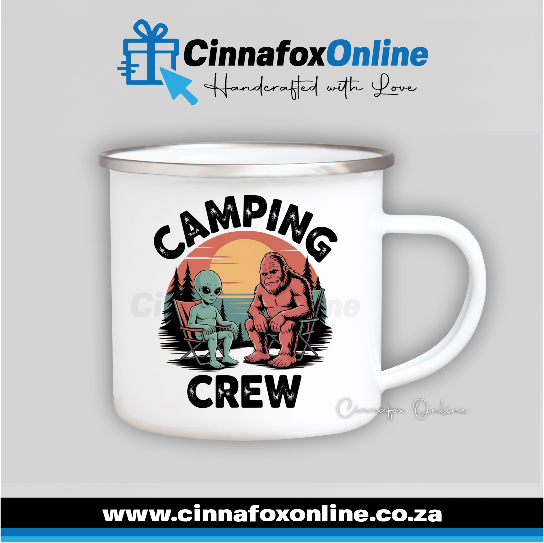Camping Crew Metal Mug