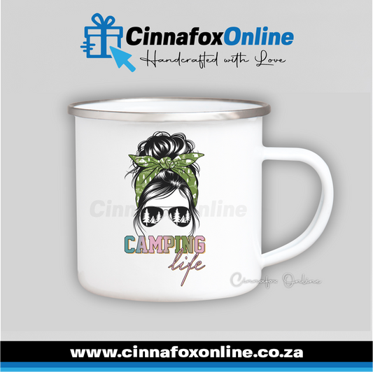 Camping Life Lady Mug