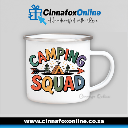 Camping Squad Metal Mug