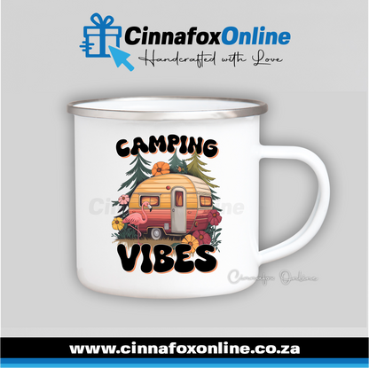 Camping Vibes 02 Metal Mug