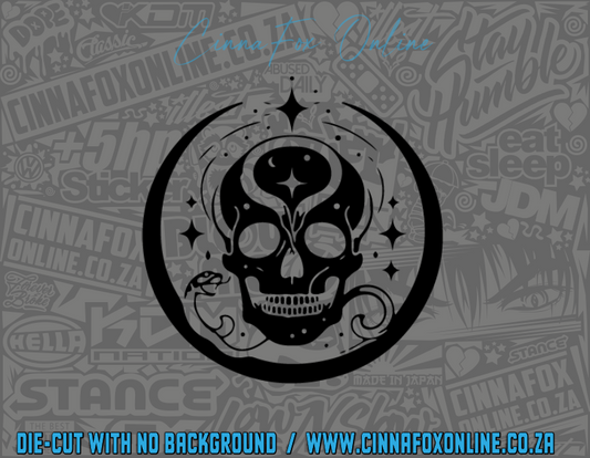 Snake - Skull  03 Decal
