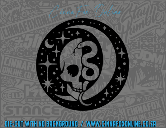 Snake - Skull  02 Decal