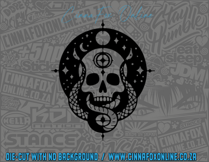 Snake - Skull Decal
