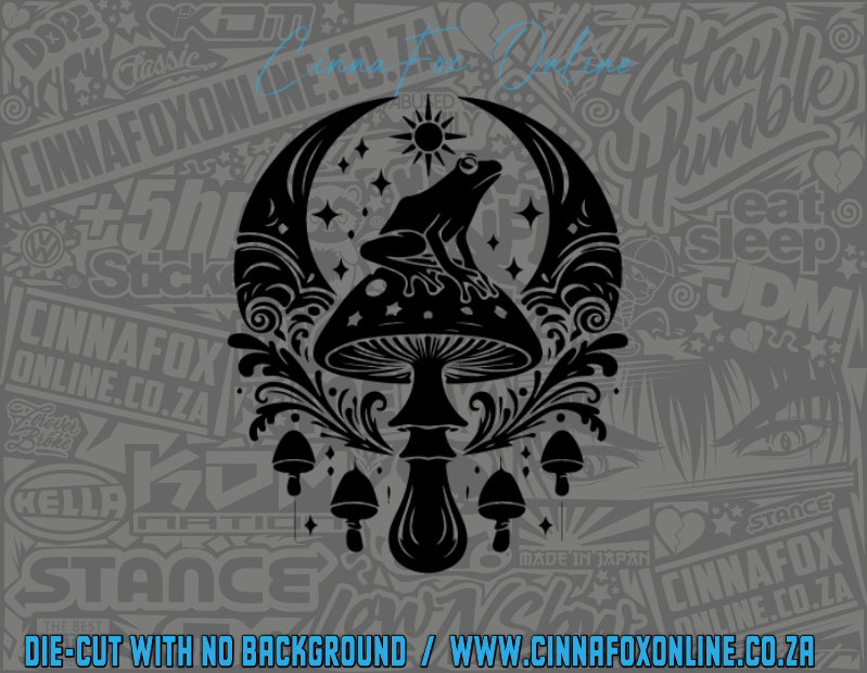 Celestial Moon Frog - Mushroom 05 Decal