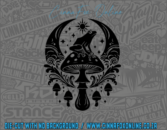 Celestial Moon Frog - Mushroom 05 Decal
